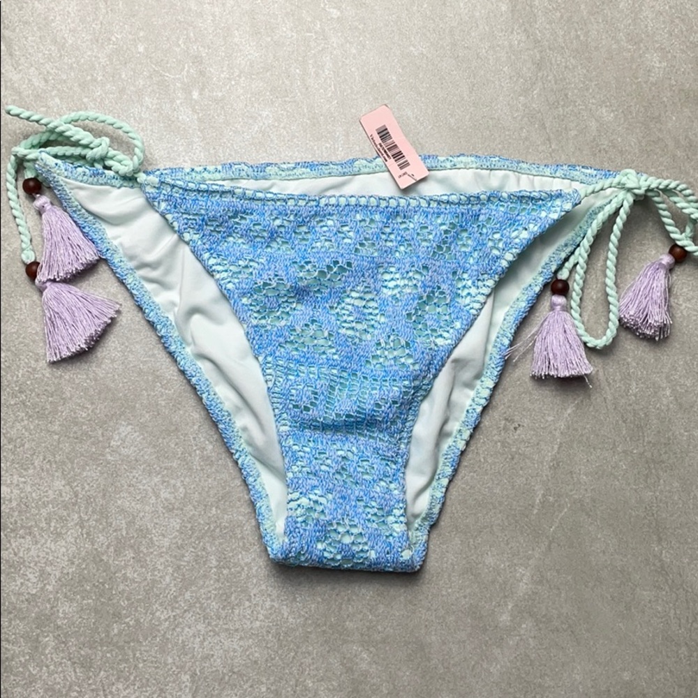 Victoria’s Secret Side Tie Lacey Bikini Bottoms